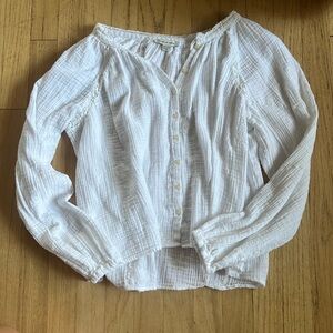 American eagle peasant top